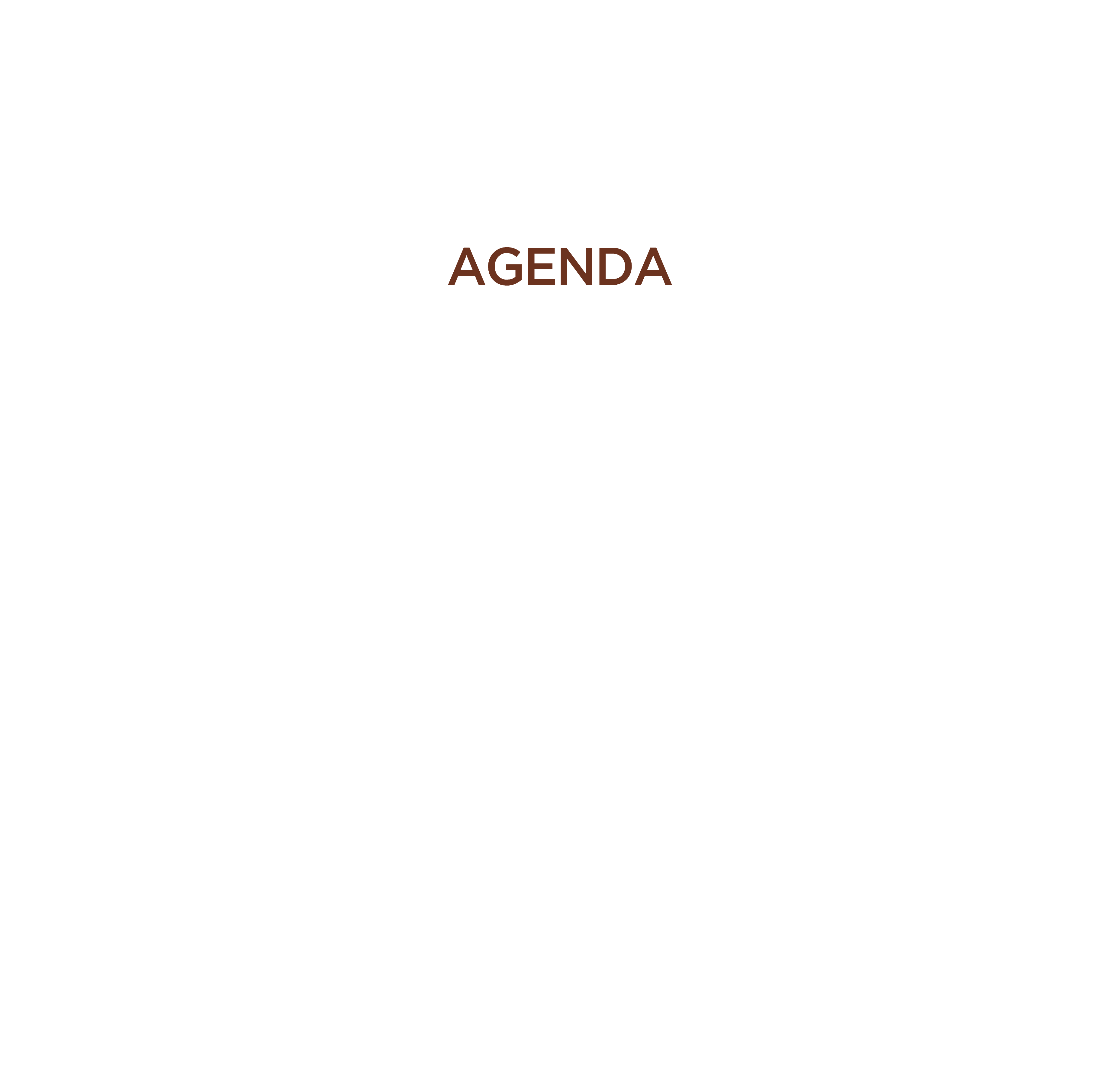 Agenda