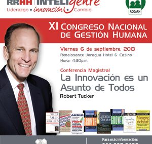 Robert Tucker tendrá a su cargo la conferencia de cierre del congreso de ADOARH